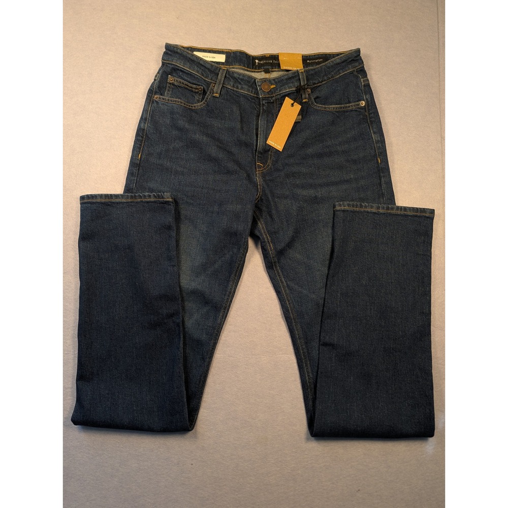 American Tall J1 Straight Fit Jeans Mens 34x38 Blue Americana USA Made NWT $275